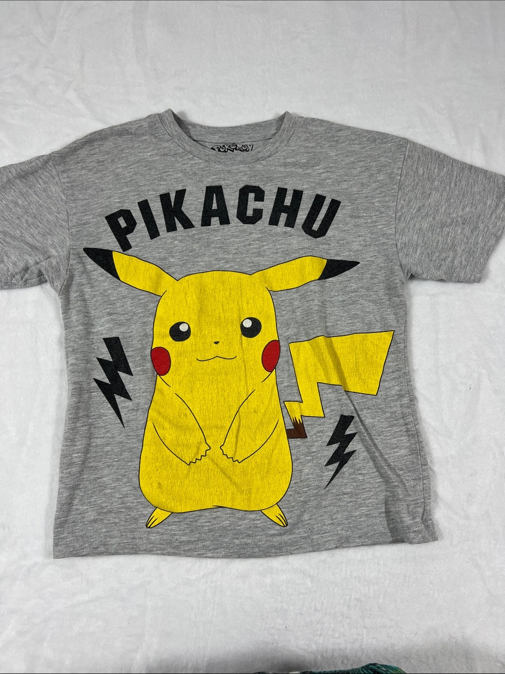 Pokémon Hybrid Apparel Gray & Yellow Pikachu Graphic Tee